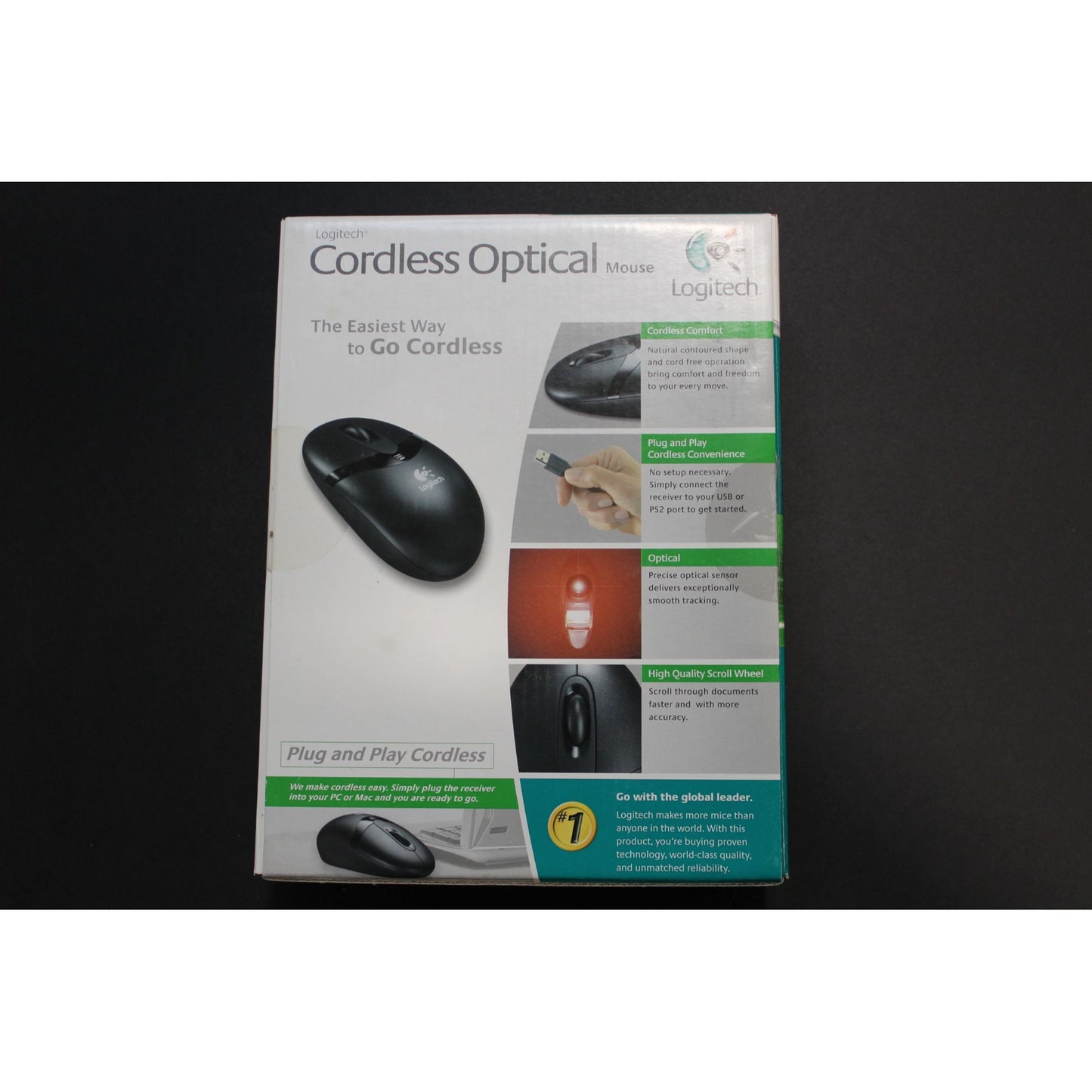 Logitech Cordless Optical Mouse New Sealed from 2006