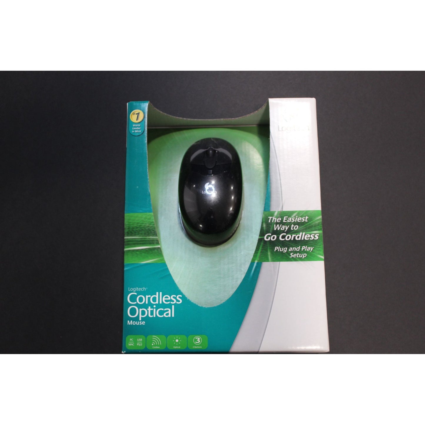 Logitech Cordless Optical Mouse New Sealed from 2006