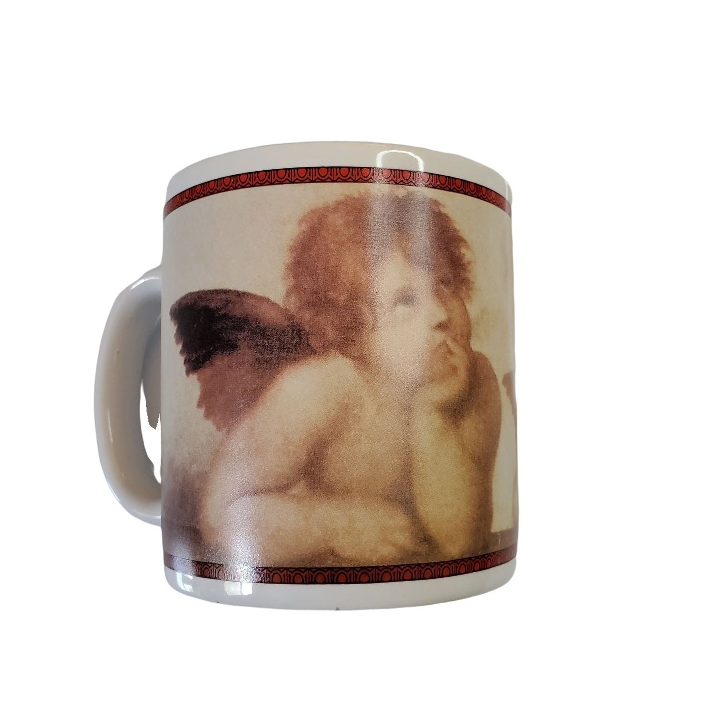 Imported Large Cherub Mug