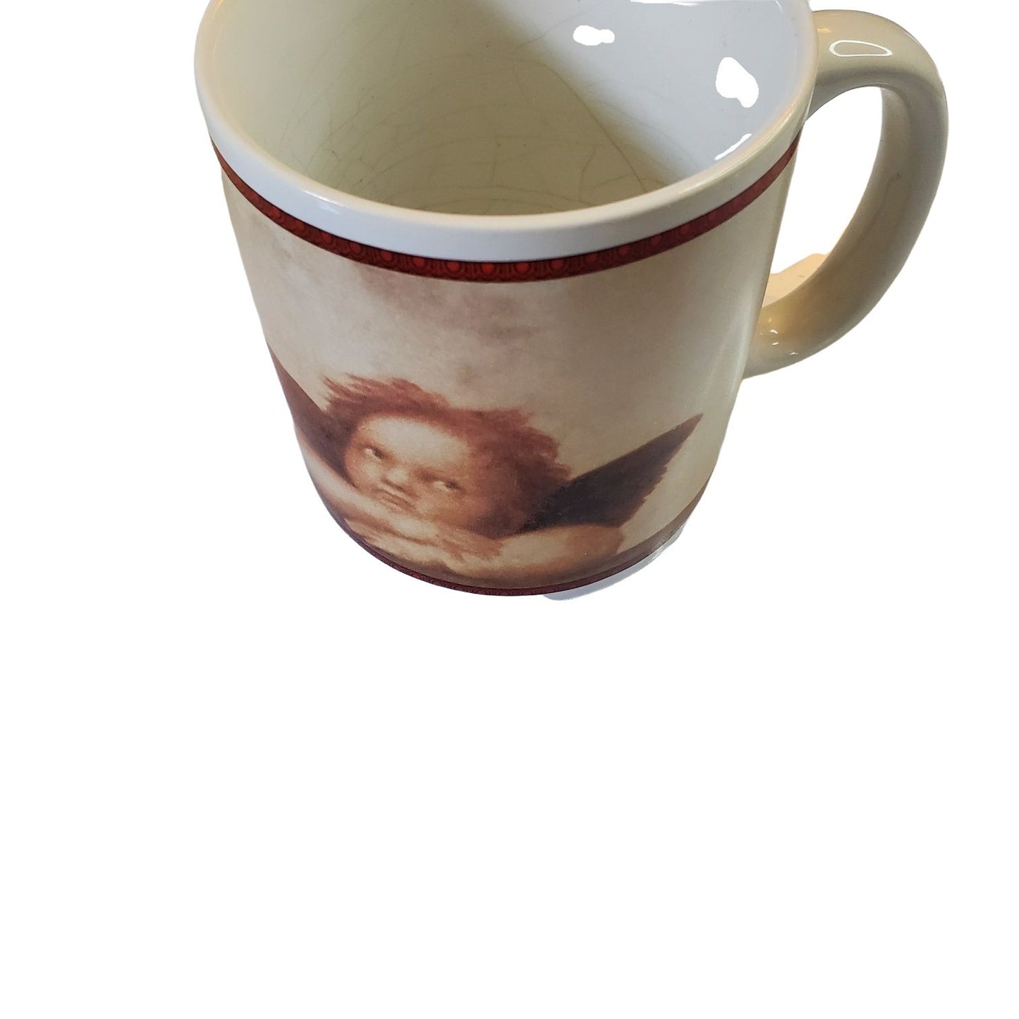 Imported Large Cherub Mug