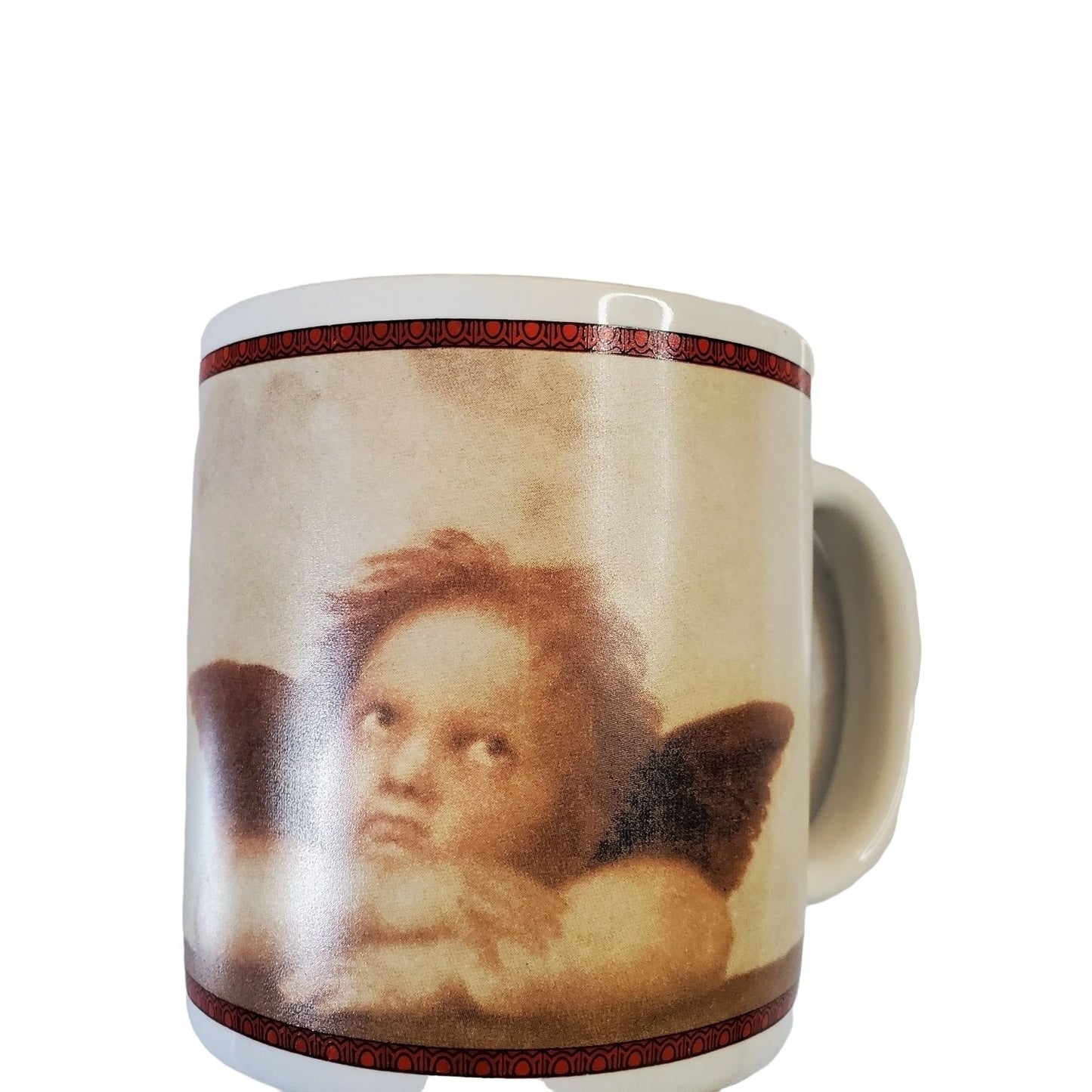 Imported Large Cherub Mug