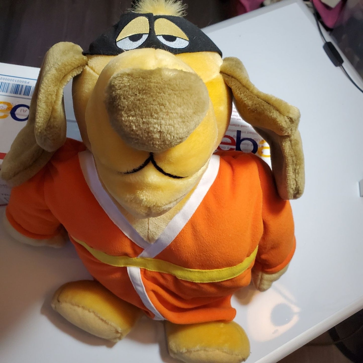 Vintage Hong Kong Phooey 21" Plush Stuffed Animal  Karate Dog