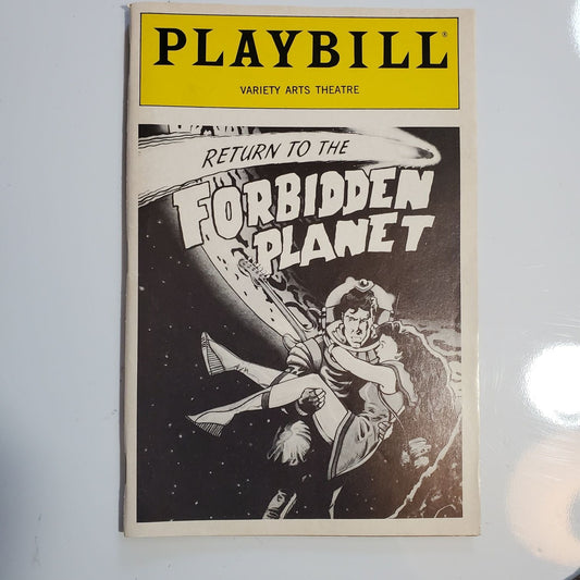 Vintage Playbill "Return to The Forbidden Planet" 1992